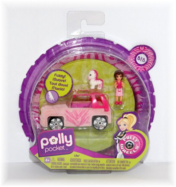Polly Pocket Tiny Pocket Places Lila Pet Compact with Doll