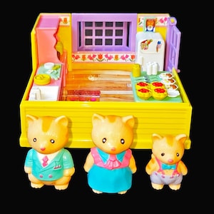 Coffret à Bijoux Takara Furry Families – Lapin – Années 1980 – Vintage – Playmates
