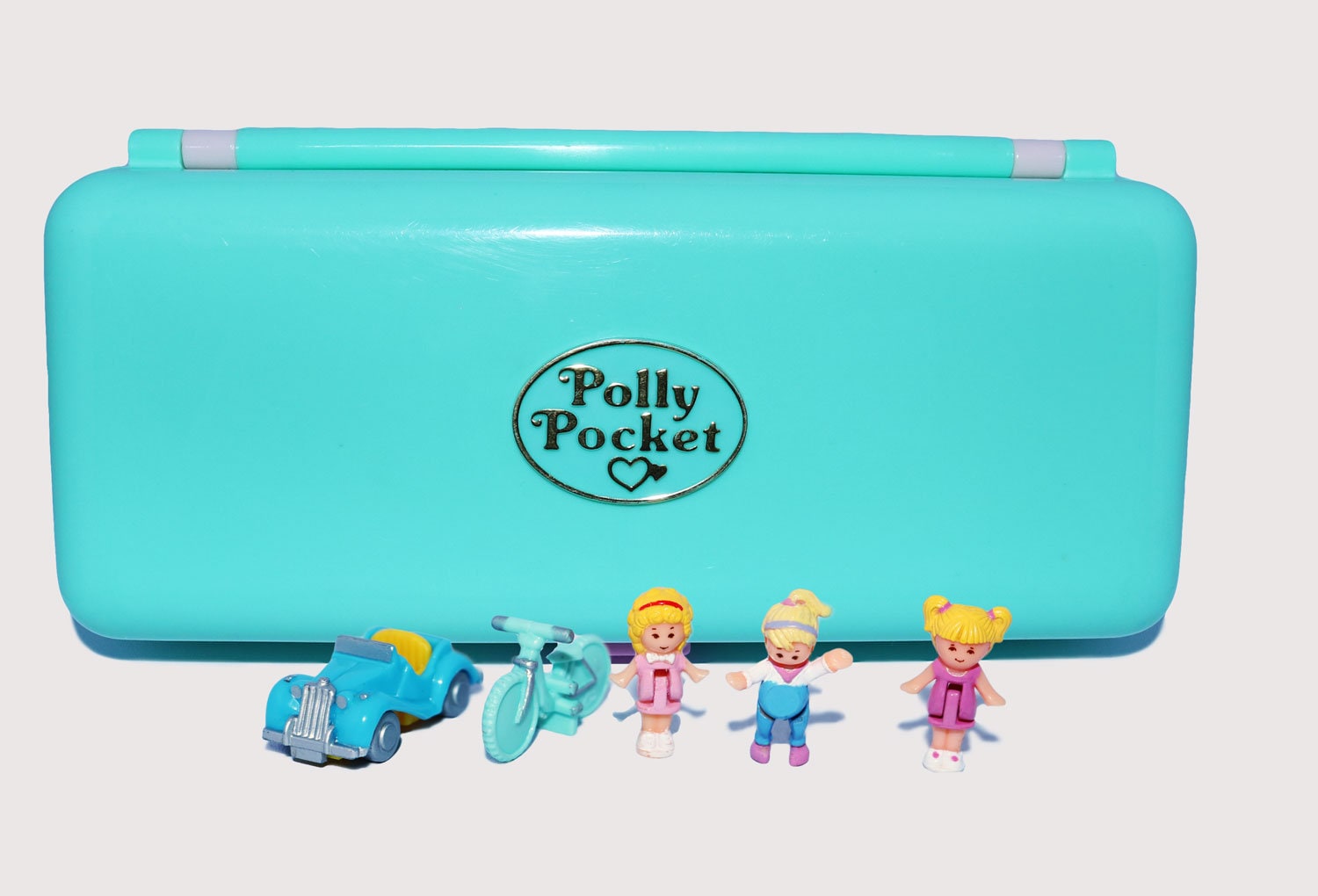 NEW Polly Pocket Fashion Game Board Tin Box Puzzle Dolls RARE