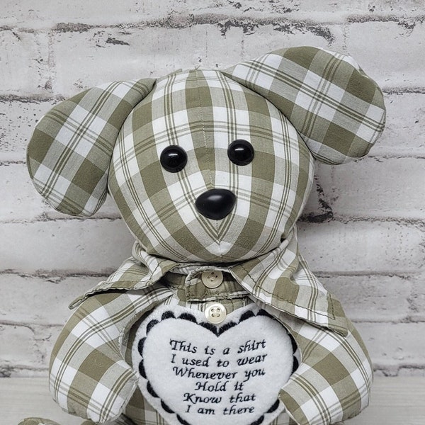Little Memorial Puppy made from a shirt