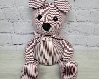 Small 8&quot; memory Puppy made from a loved ones clothing who has passed.