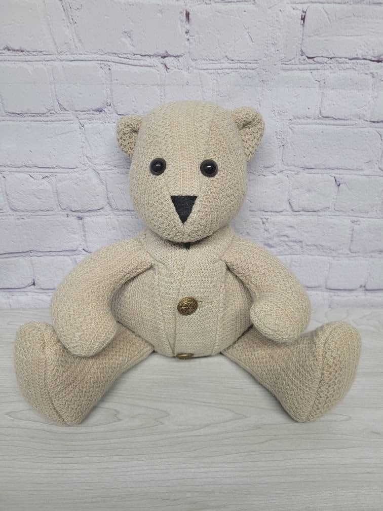 Teddy Bear Cardigan - Etsy