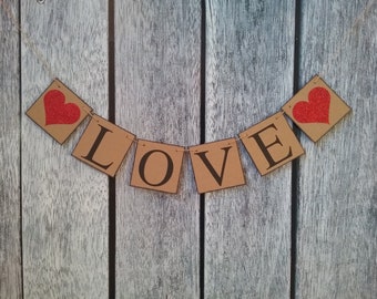 Valentine's day banner, Love banner, Wedding banner, Valentine's decorations, Wedding decorations