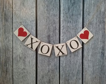 Valentine's banner, XOXO banner, Valentine's photo prop, Valentine's day decorations, Love banner, Wedding banner