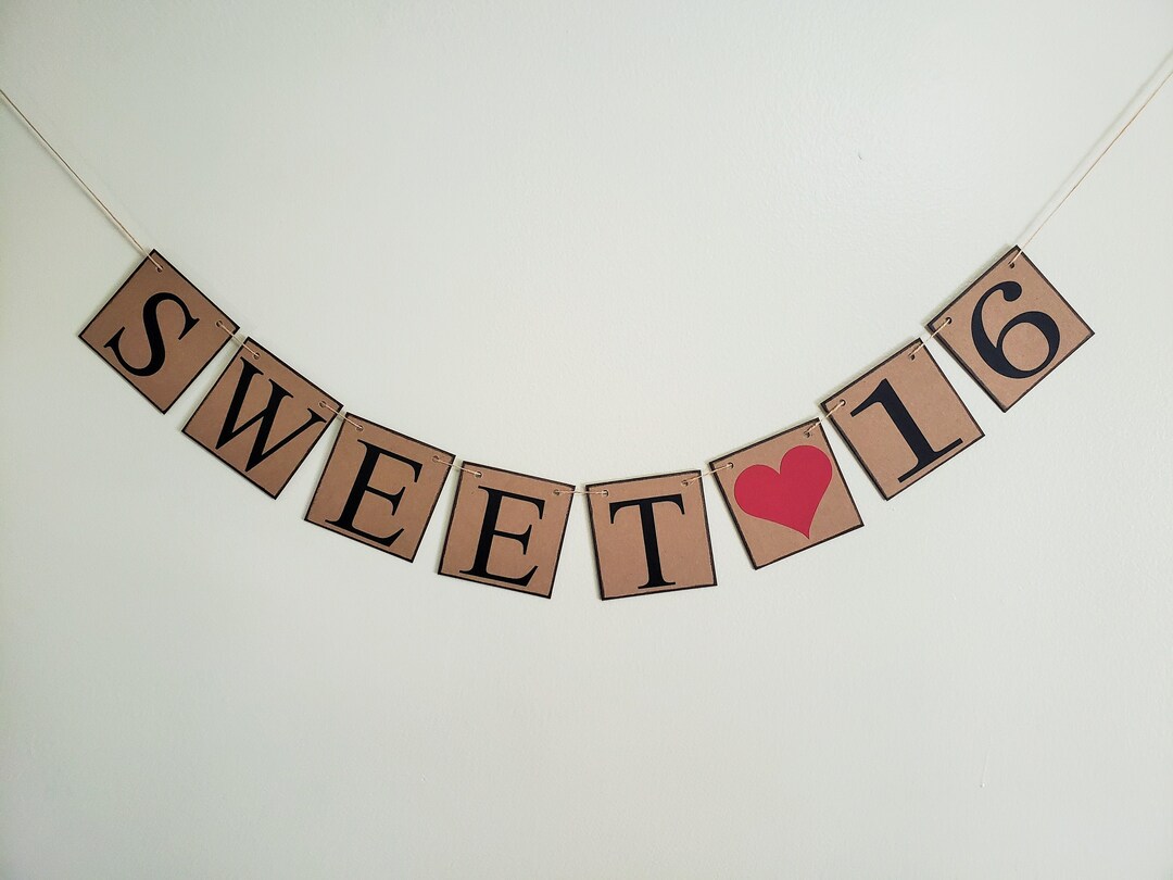 Image 5 for Sweet 16 Banner Template