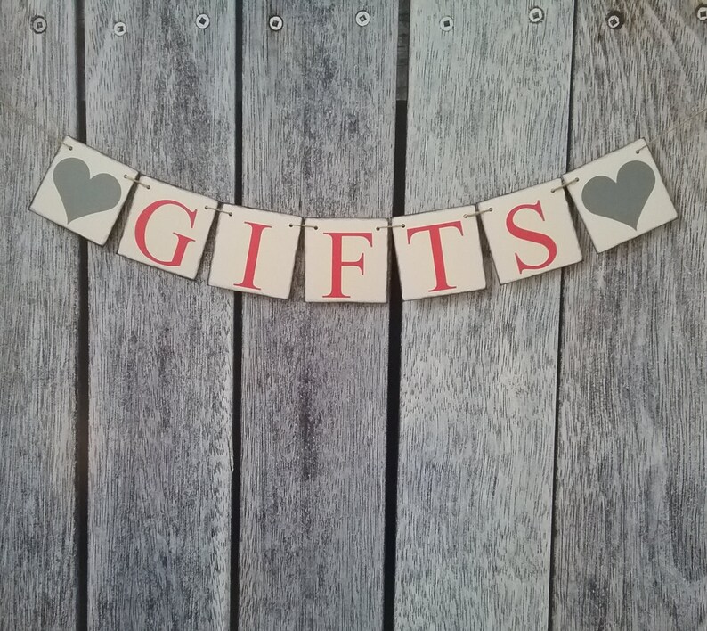 Wedding Banner Gifts Sign Bridal Shower Banner Gift Table Etsy