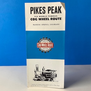 Pikes Peak Via Cog Wheel Route Brochure