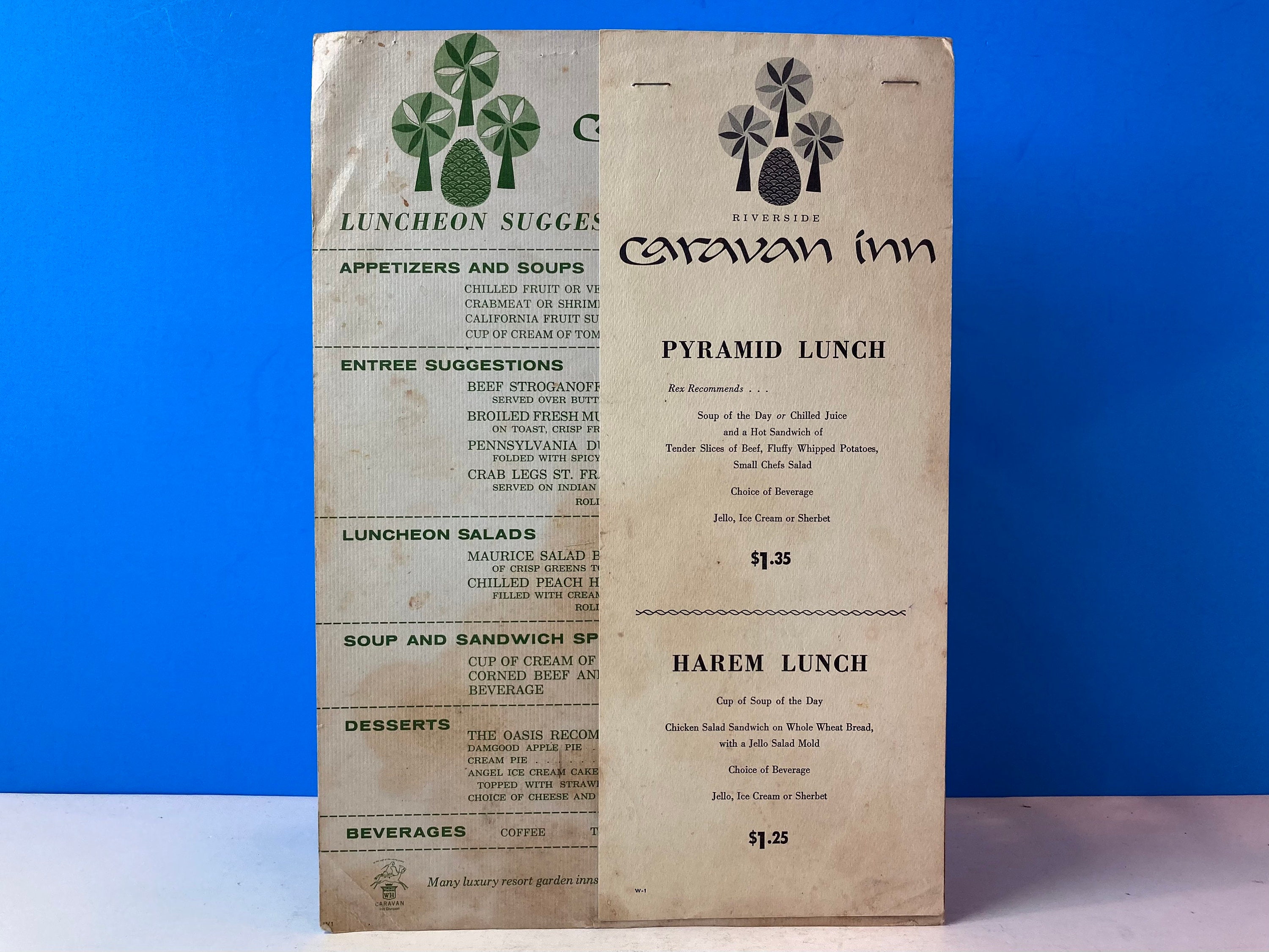 Caravan Inn Riverside Menu - Etsy