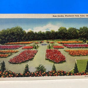 Cartão postal do Rose Garden Woodward Park
