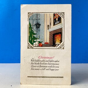 Vintage Weihnachtspostkarte