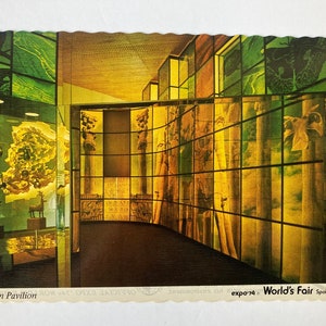 Carte postale du pavillon de l’Iran Expo '74