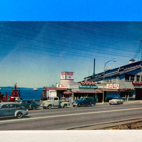 Ivar's Acres Of Clams Restaurant Postcard