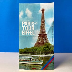 Paris Tour Eiffel Broschüre