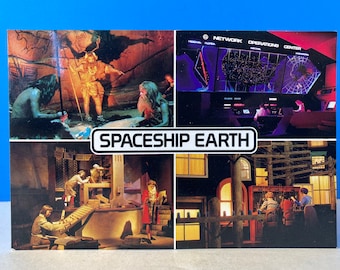 Spaceship Earth Epcot Postcard