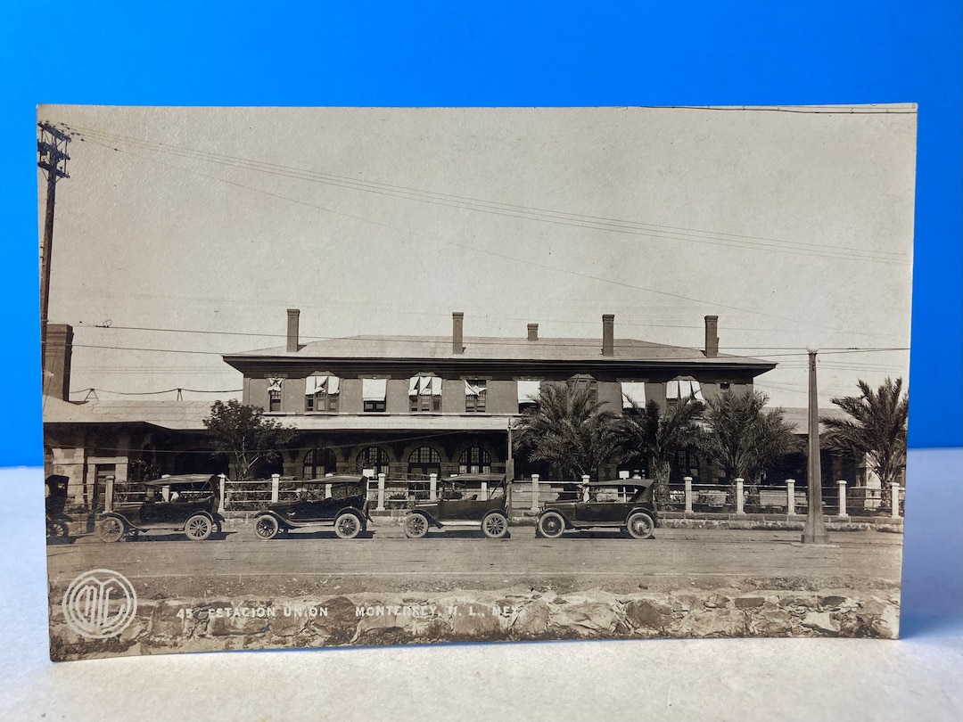 Estacion Union Monterrey Mexico RPPC Postcard - Etsy