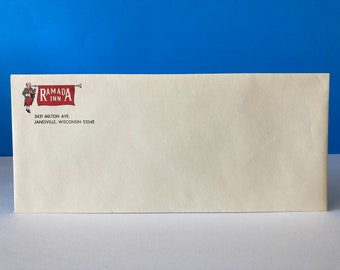 Ramada Inn Roadside Hotels Envelope Wisconsin