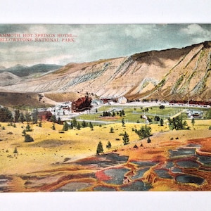 Carte Postale Mammoth Hot Springs Hotel Yellowstone