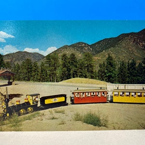 Cartão Postal Trem Miniatura Pólo Norte Colorado