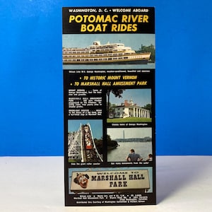 Potomac River Bootsfahrten Broschüre