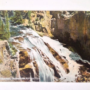 Cartão Postal Gibbon Falls Yellowstone