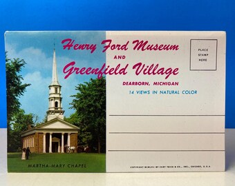 Souvenir Folder Henry Ford Museum & Greenfield Village