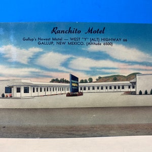 Ranchito Motel Postkarte
