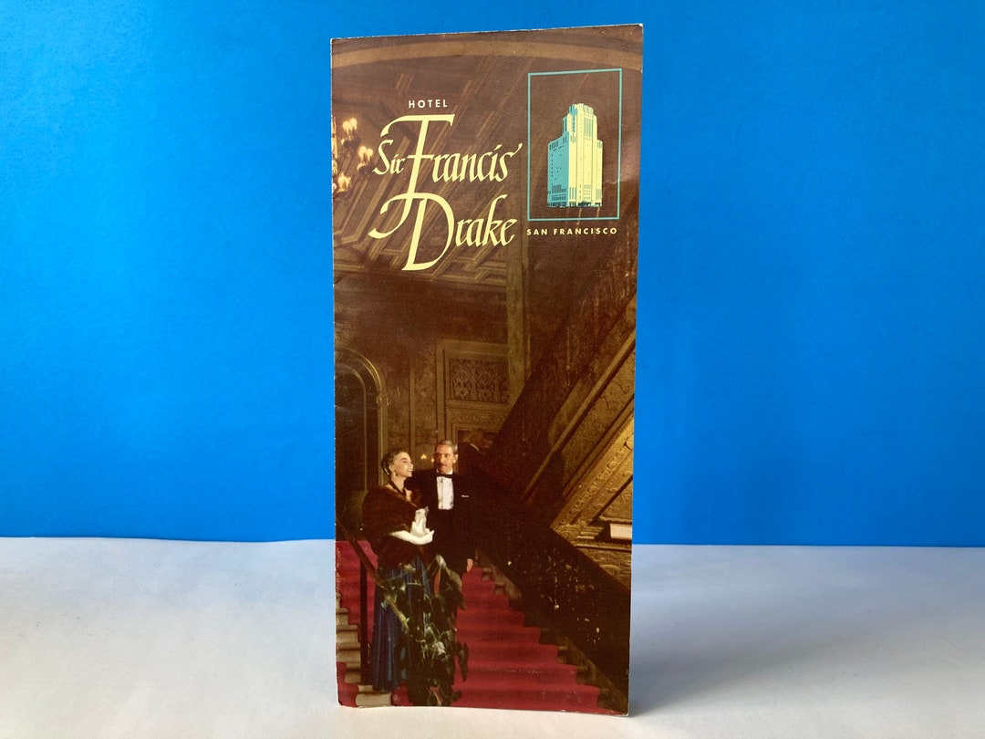 Hotel Sir Francis Drake Brochure &amp; Room Rates Sheet - Etsy