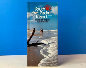 South Padre Island Texas Vintage Travel Sticker – 3.75" Laptop Bumper Decal