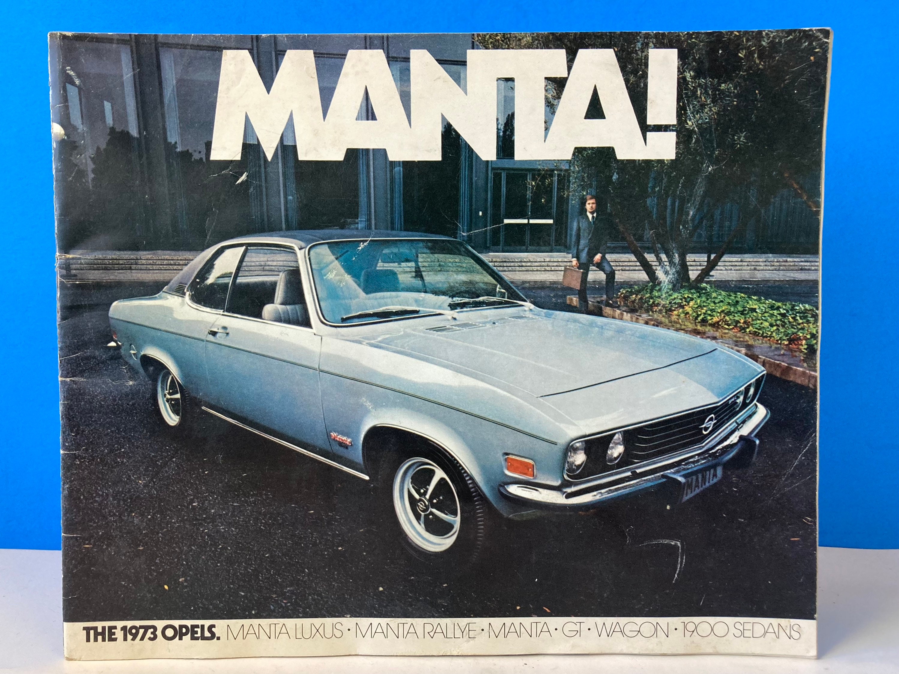 有元利夫全作品 1973～1984 The 1973 Opels Sales Brochure Manta! - Etsy