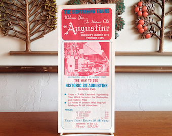The Sightseeing Trains Welcome You To Historic Old St. Augustine Brochure