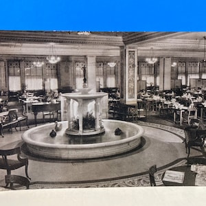 Cartolina Marshall Field & Company Sala della Fontana di Narciso