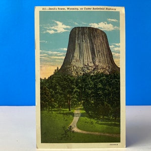 Tour du Diable Wyoming Carte postale