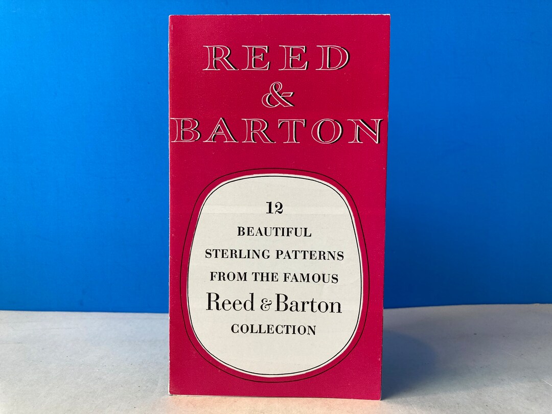 Reed & Barton Sterling Catalog / Price List Etsy