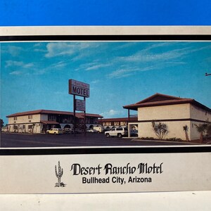 Carte Postale Desert Rancho Motel