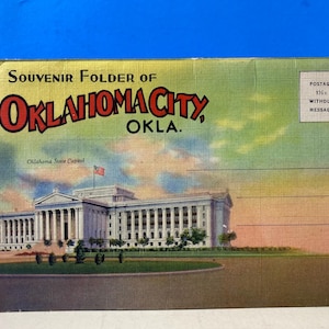Souvenirmap van Oklahoma City