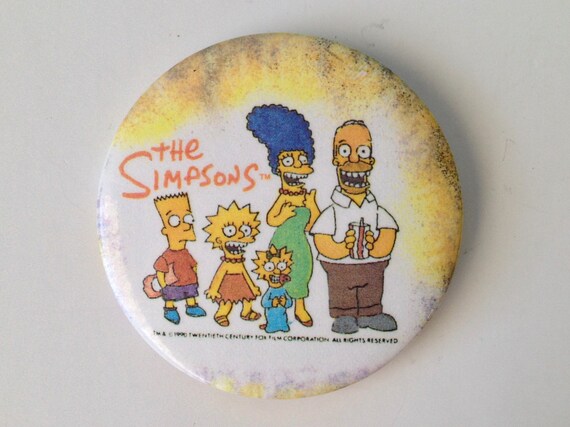 The Simpsons Pin Button - image 1