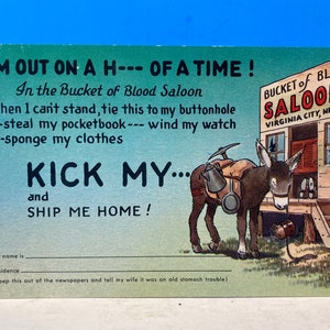 Postal de Bucket Of Blood Saloon