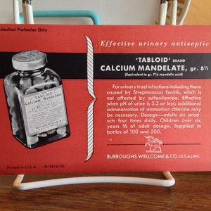 Tabloid Calcium Mandelate Cotton Ink Blotter