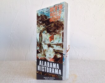 Out Of The Pages Of History Alabama Historama Die Cut Brochure