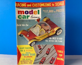 Model Car Science Magazine Avril 1964