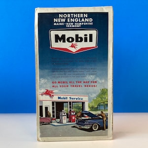 Northern New England Road Map Mobil