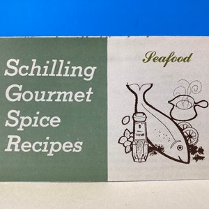 Schilling Gourmet Spice Recipes Card Frutti di mare