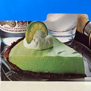 Cartão de receitas de torta Bacardi Rum Daiquiri