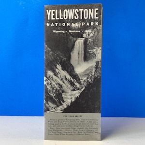 Yellowstone National Park Broschüre