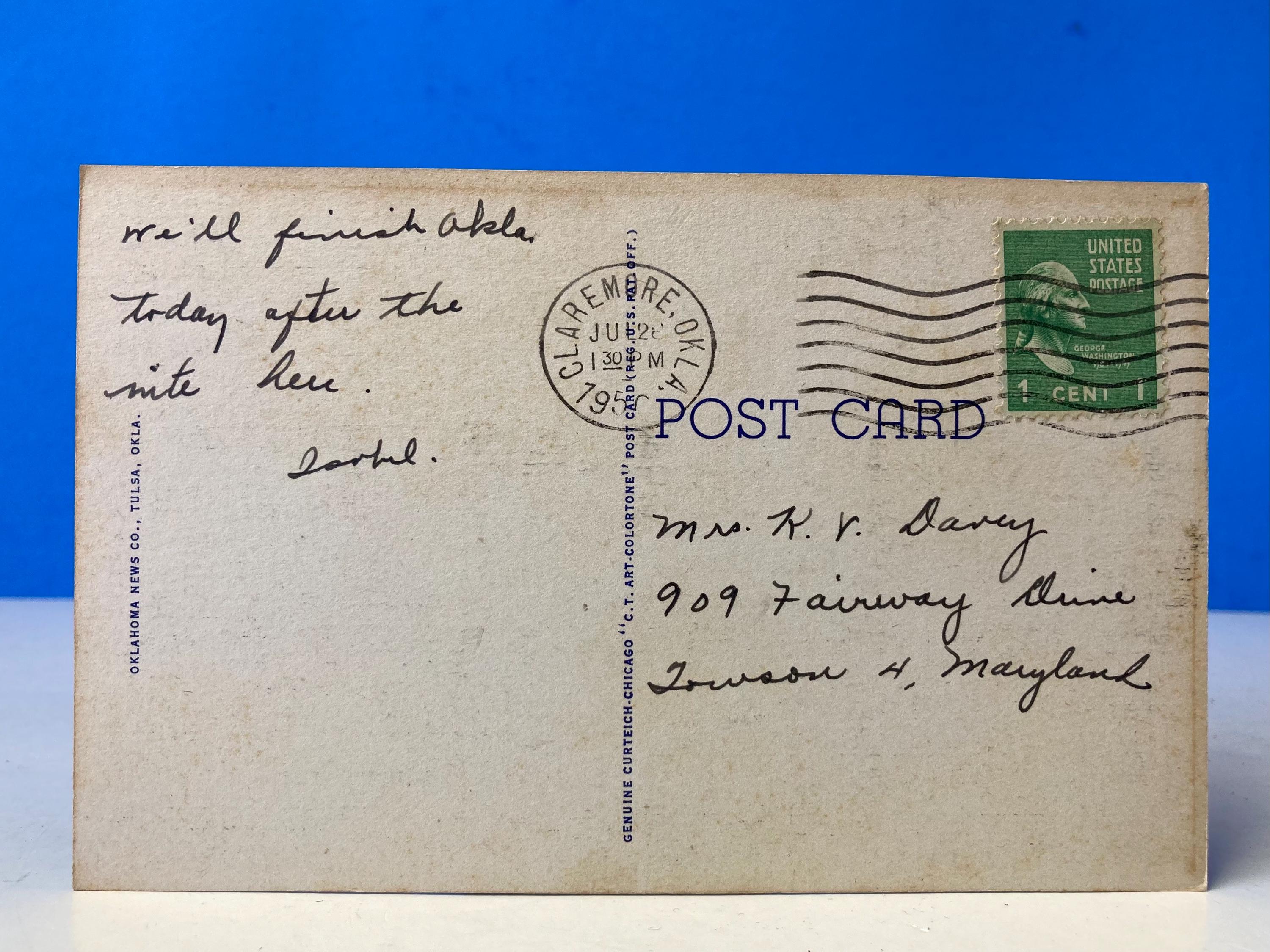 ミッドコンチネント石油精製所タルサのポストカード - Etsy 日本