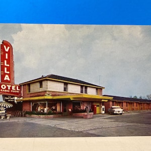 Cartolina del Villa Motel di New Orleans