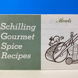 Schilling Gourmet Spice Recepten Kaart Vleeswaren