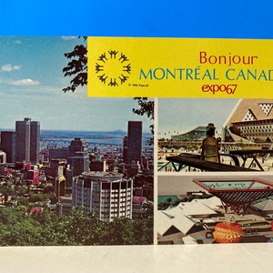 Expo '67 Postkarte Kanadischer Pavillon