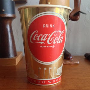 コカコーラ ゴールド ニューヨーク万国博覧会 使い捨て紙コップ