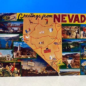 Carte postale Salutations du Nevada